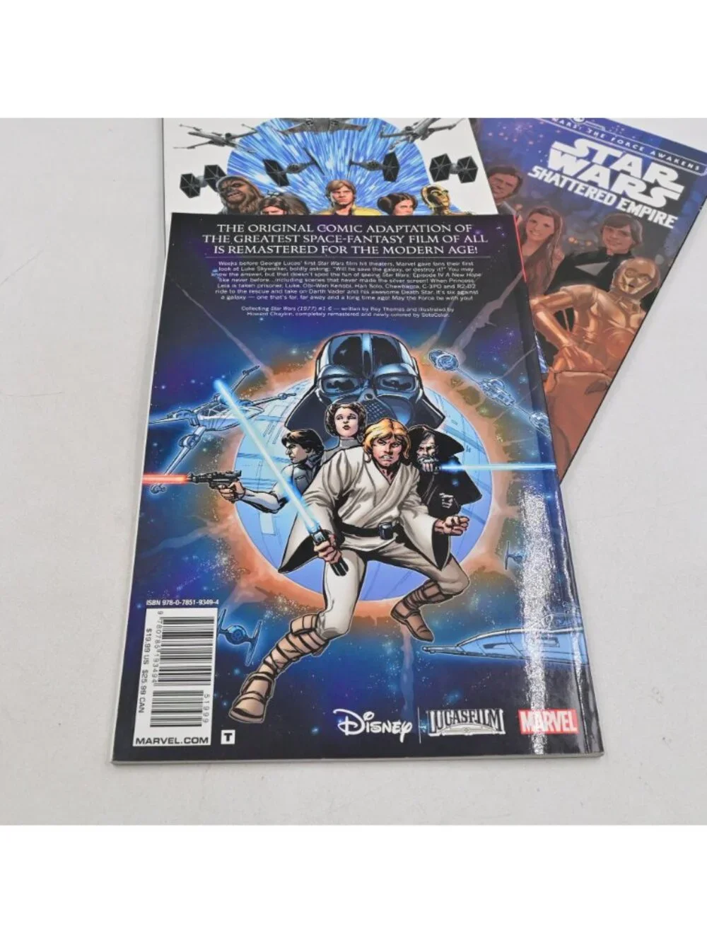 Star Wars Comic Book Lot of 3 A New Hope Skywalker Strikes Shattered Empire